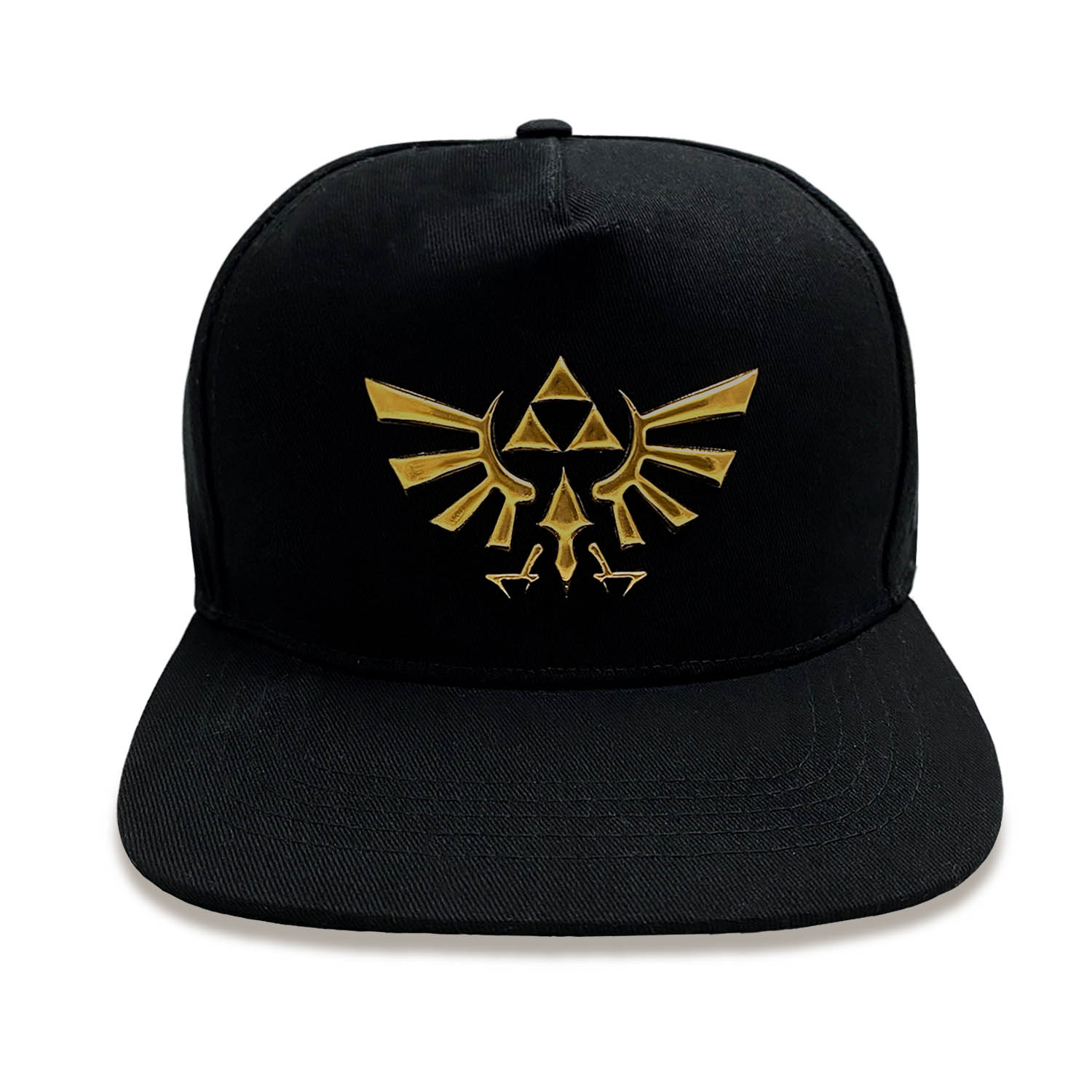 Hyrule Logo (Unisex Black Snapback Cap) One Size